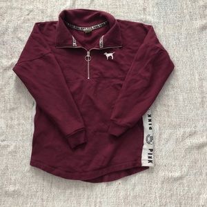 PINK quarter zip
